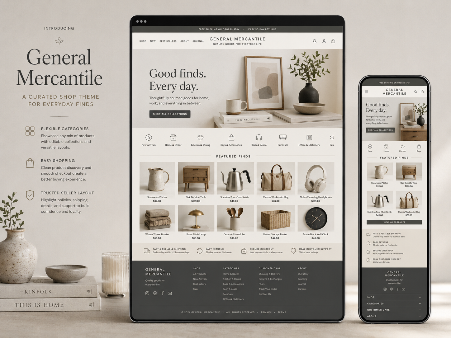 General Mercantile theme preview